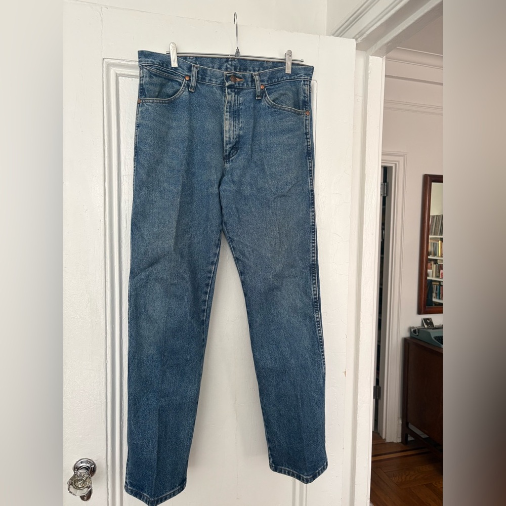 Wrangler Men's Straight Blue Jeans